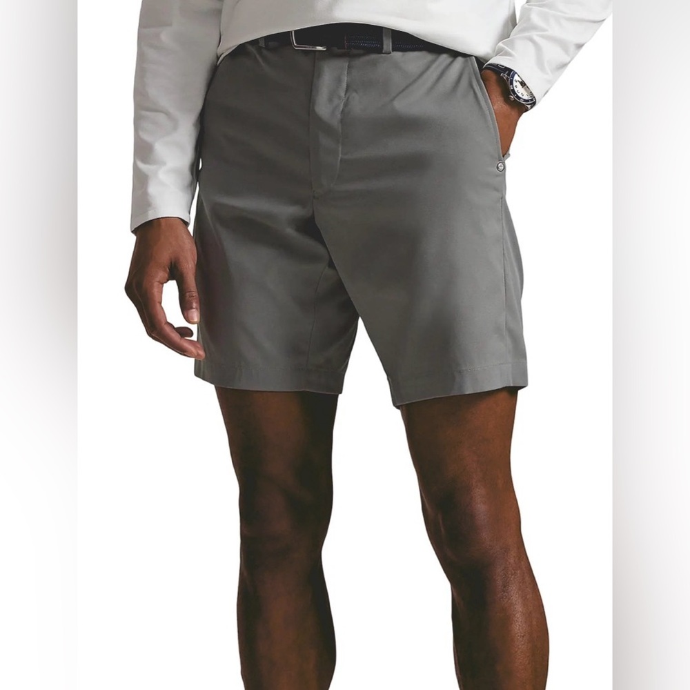RLX Ralph Lauren Charcoal Flat Front Shorts size 38